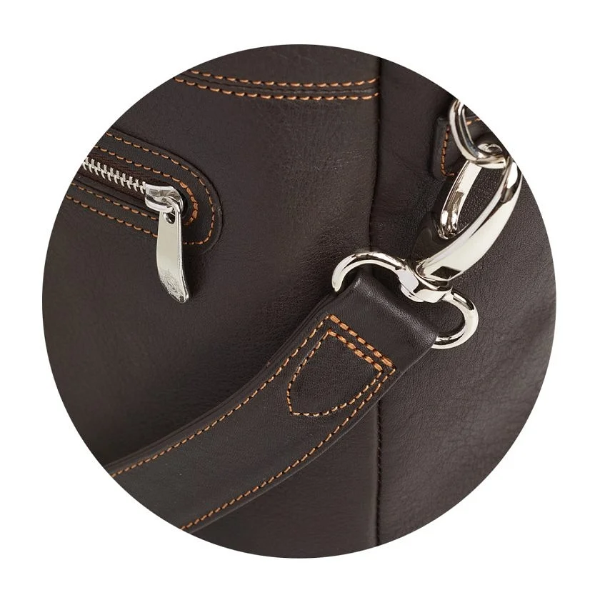 Tasche Siena in Mocca – Detailansicht