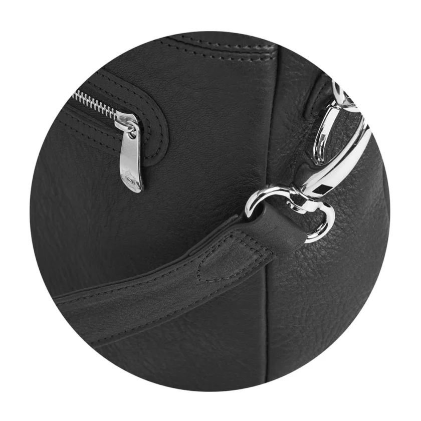 Tasche Siena in Schwarz – Detailansicht