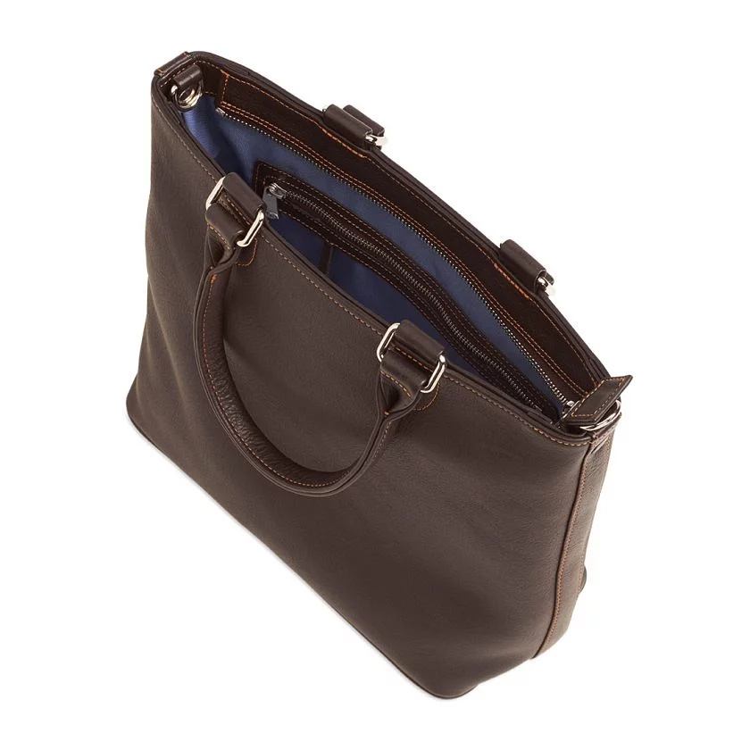 Tasche Denia in Mocca – Innenansicht