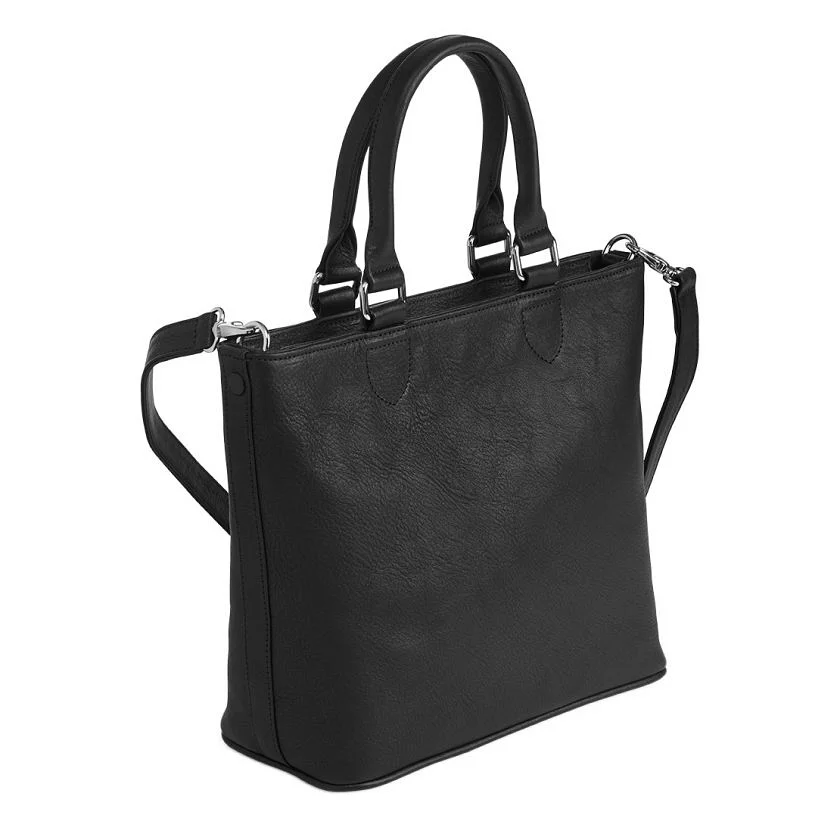 Tasche Denia in Schwarz – Innenansicht