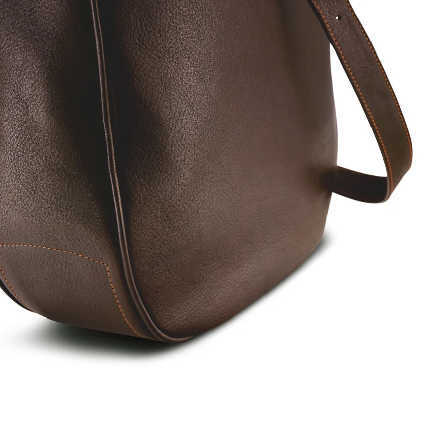 Tasche Savona in Mocca – Detailansicht