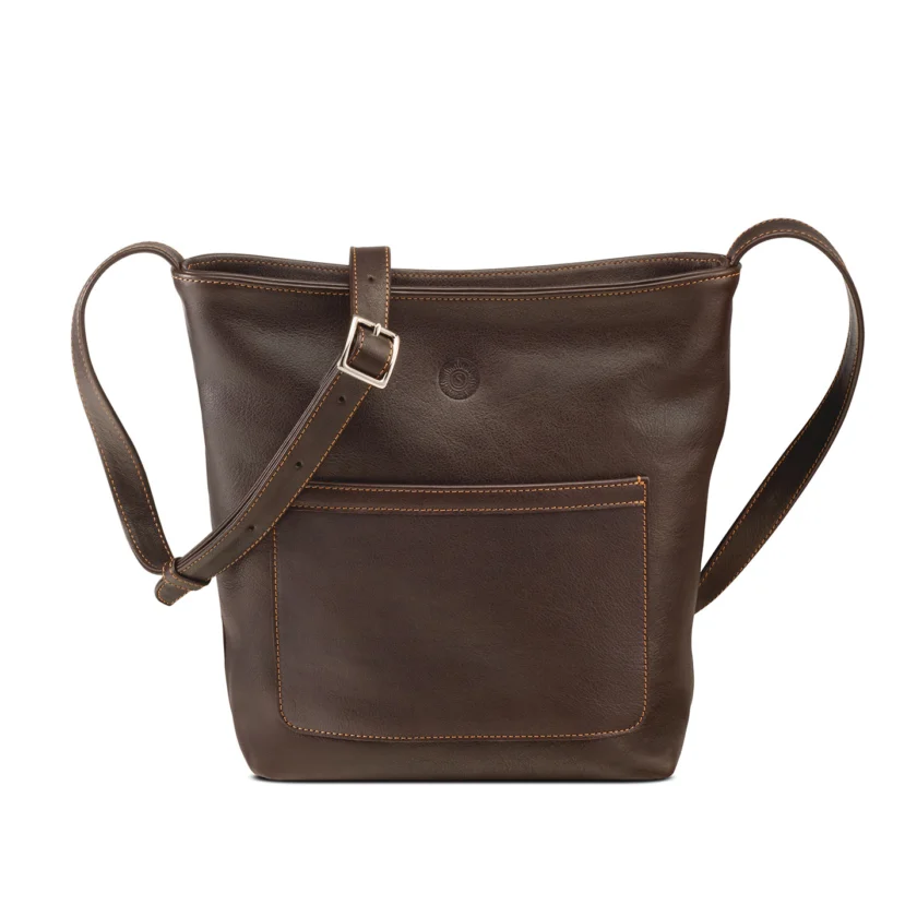Tasche Vicenza in Mocca – Frontansicht